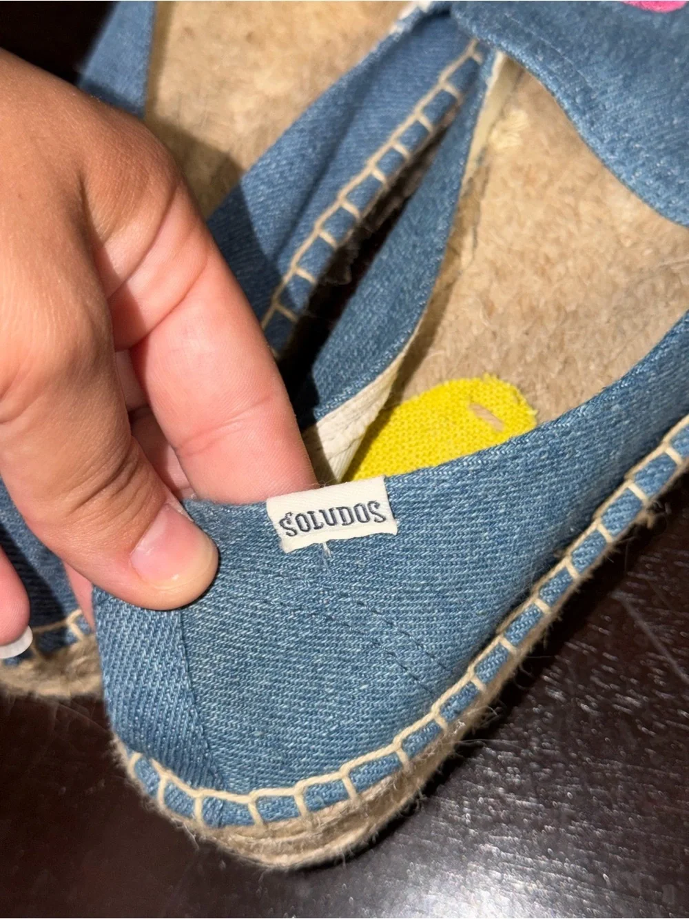 Soludos x Mary Matson Collab Espadrille Show With Embroidery Size 7